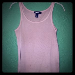 Sheer sports tank top light pink